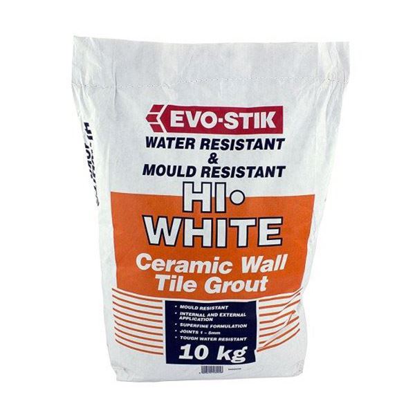 EvoStik HiWhite Wall Tile Grout Building Supplies Northern