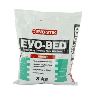 Picture of Evostik Evo-Bed Grout Light Grey 3kg
