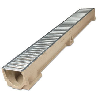 Picture of ACO Raindrain Channel with Galvanised Grating 1.0m