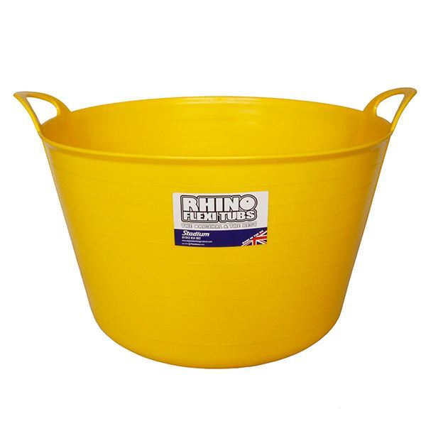 Rhino Flexi Tub Yellow Building Supplies Northern IrelandMurdock