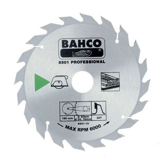 Picture of Bahco Circular Saw Blade 184mm x 20 x 24T 8501-13