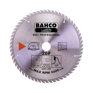 Picture of Bahco Circular Saw Blade 190mm x 30 x 40T 8501-15F-30