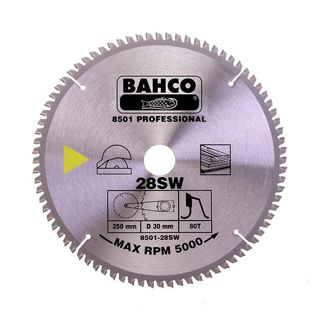 Picture of Bahco Circular Saw Blade 250mm x 30 x 60T 8501-28SW