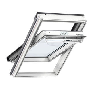 VELUX White Painted Centre Pivot Roof Window 2070