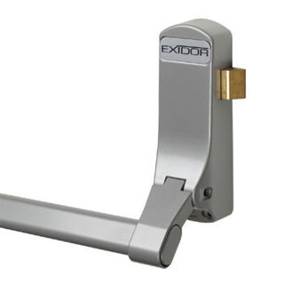 Picture of Exidor Single Door Panic Latch Push Bar Silver