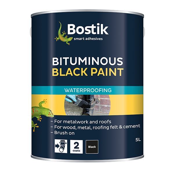 Bostik Waterproof Protective Coating Black Paint Building Supplies