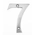 Numeral Satin Chrome 76mm