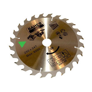 Bahco Circ Saw Blade 250mm x 30 x 24T 8501-28