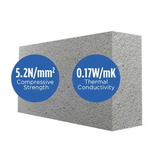 Quinn Lite Block 440 x 215 x 100mm 5N Murdock Builders Merchants