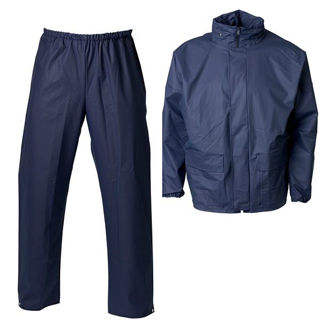 Dryzone Breathable Rainsuit Navy Murdock Builders Merchants