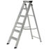 Aluminium Heavy Duty Builders Step Ladder 6 Thread 