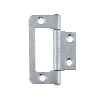 40mm Bright Zinc Flush Hinge Murdock Builders Merchants