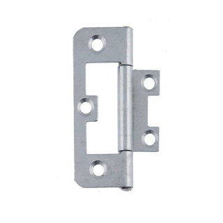 60mm Bright Zinc Flush Hinge Murdock Builders Merchants