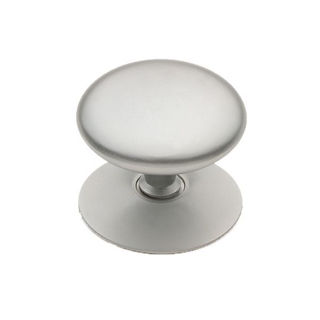 Satin Chrome Cupboard Knob Murdock Builders Merchants