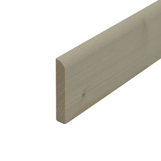 Whitewood 69 x 12mm Round 1 Edge Murdock Builders Merchants