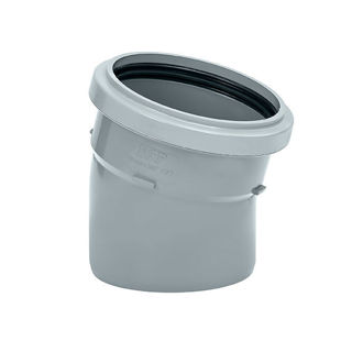 MFP 110mm Soil 15 Degree Single Socket Grey