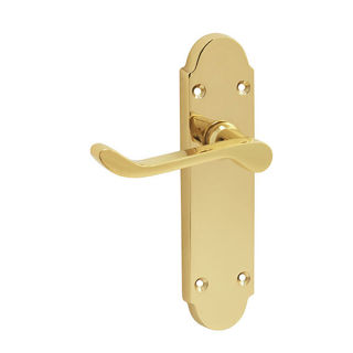 HANDLE 8" VICT SCROLL LATCH SET