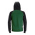 Snickers AW Logo Hoodie Green Murdock Builders Merchants