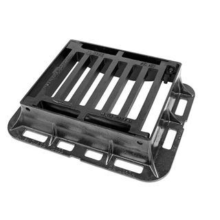 Clark Drain Ductile Iron Hinged Grating 385 x 317 x 100mm D400