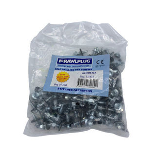 Rawlplug Tex Screw No.2 Stitcher (Bag 100) Murdock Builders Merchants