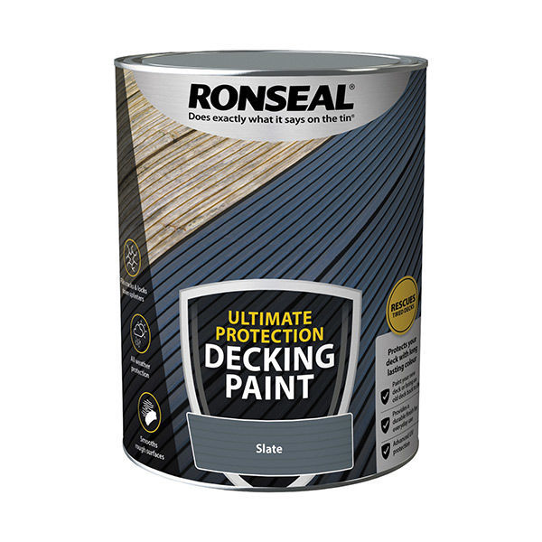 Ronseal Ultimate Decking Stain Slate Building Supplies Northern