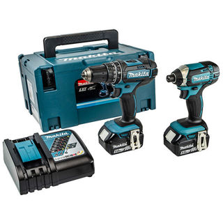 Picture of Makita DLX2131MJ 18V 2x4.0Ah Li-ion LXT Combi and Impact Twin Kit