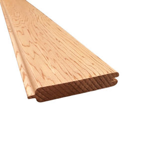 Western Red Cedar 94mm x 17mm Rounded 4 Corners Tongue & Grooved Cladding Murdock Builders Merchants