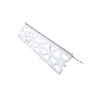 Plaster PVC Angle Bead 2.5m White Murdock Builders Merchants