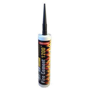 Evo Stik Fire Cement 1200 Fill & Repair Black Sealant 310ml Murdock Builders Merchants