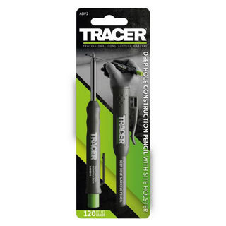 Tracer Deep Hole Construction Pencil with Site Holster Murdock Builders Merchants