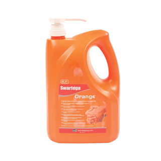 Swarfega Orange Hand Cleaner Pump 4L Murdock Builders Merchants