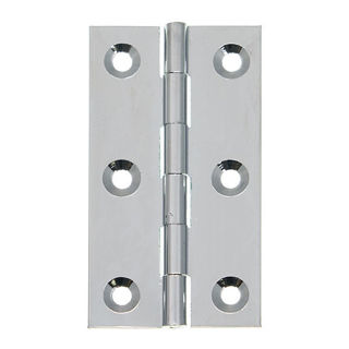 50mm CP Solid Drawn Butt Hinge (Pair) Murdock Builders Merchants