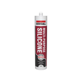 Multi-Purpose Silicone 270ml Black Murdock Builders Merchants