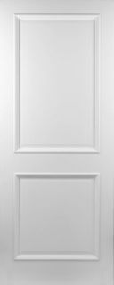 White Primed 2 Panel Kingston Bolection Door Murdock Builders Merchants