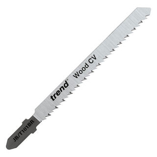 Trend Jigsaw Blade 100 x 2.5mm CV Down-Cut (5 Pack) Murdock Builders Merchants